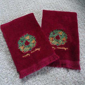 Tea Towels Set of 2 Holiday